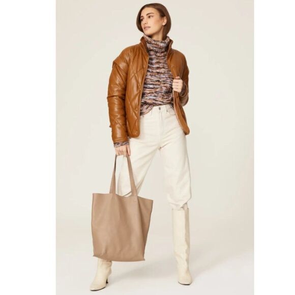 A.L.C Harper Marled Turtleneck Pullover Sweater - Picture 4 of 11